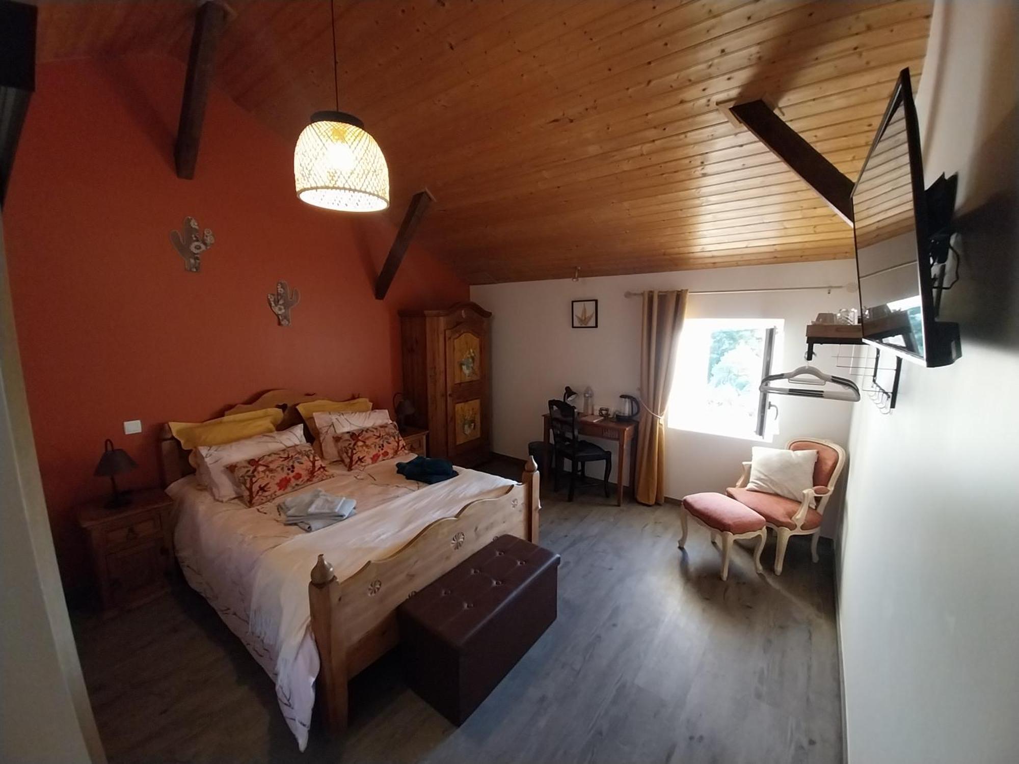 Au Granit Bleu Bed & Breakfast Faye-l'Abbesse Bagian luar foto